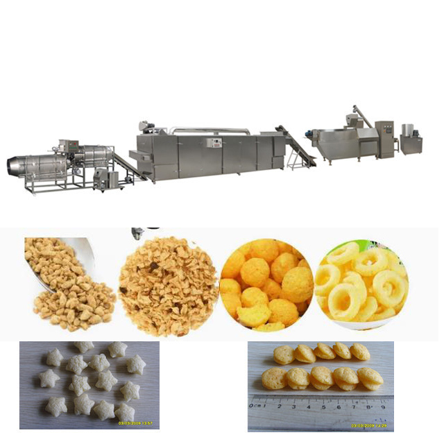 Mais-Reis-Weizen-Nahrungsmittelextruder-Hauch-Imbiss-Maschine für Zwiebel-Ring/Kern füllte Nahrung