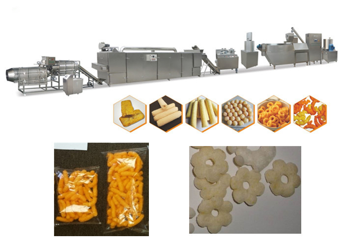 120-500kg/h-Mais-Hauch-Extruder-Maschine für die Hochgeschwindigkeitshauch-Imbiss-Verdrängung
