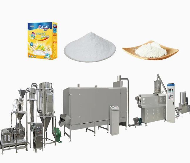Vollautomatische Ernährungsbabypuder-Nahrungsmittelextrudermaschine/-säuglingsnahrung, die Maschine herstellt