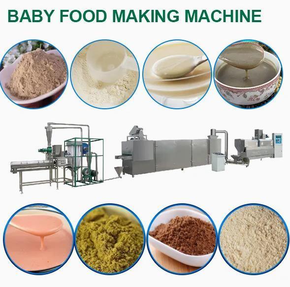 Doppelschneckenextruderbabymilch-Reispulver, welches die Maschine mit CER-ISO bescheinigt herstellt