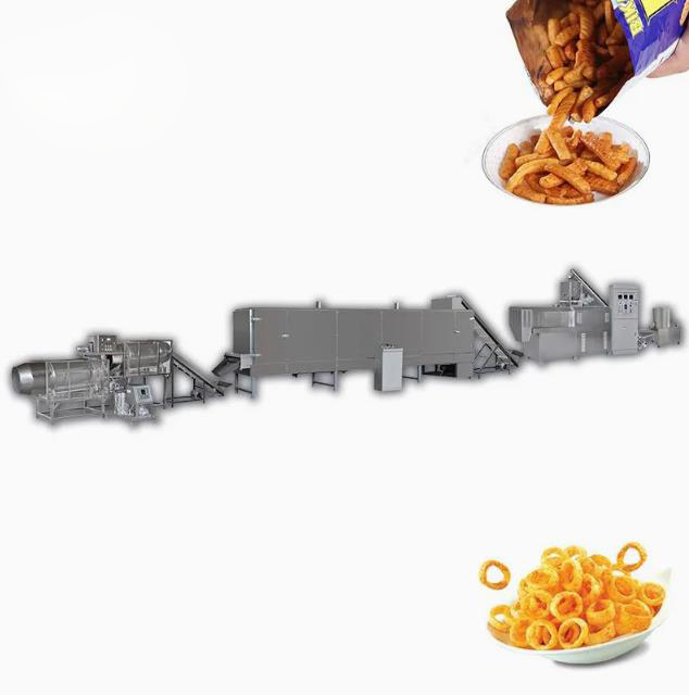 Englische Imbiss-Extruder-Maschine Continuou der Versions-SUS304 automatisch