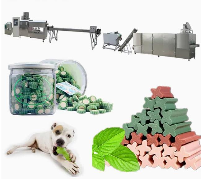 Verschiedene Formen streicheln Festlichkeits-Maschinen-Hund kaut Snack-Food-Verarbeitungs-Ausrüstungs-Extruder