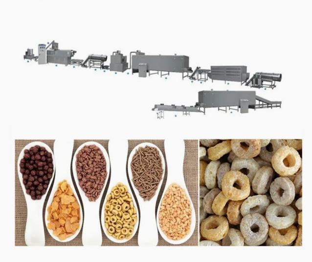 Hohe Automatisierung Corn- Flakesproduktlinie mit 12 Monaten Garantie