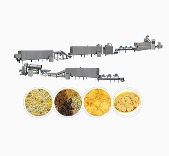 300 - 350kg/h Corn- Flakesproduktlinie, Hauchimbiss-Extruder Maschine