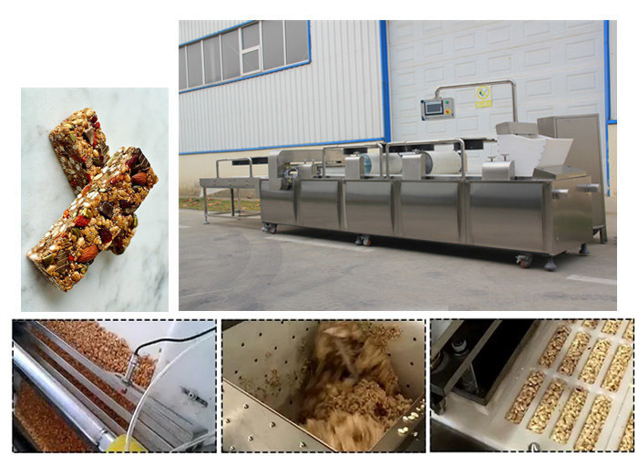 Gesunder hohe Kapazitäts-Müsliriegel Maschinen-Müsliriegel-Müsliriegel-Schneidemaschine herstellend