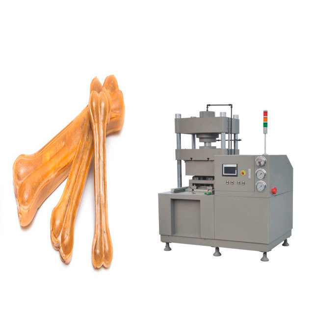 Die kundengebundene Nahrung für Haustiere, die Maschinen-Eingeborenen macht, drückte Knochen-Hundekauen der ungegerbten Schlachthaut