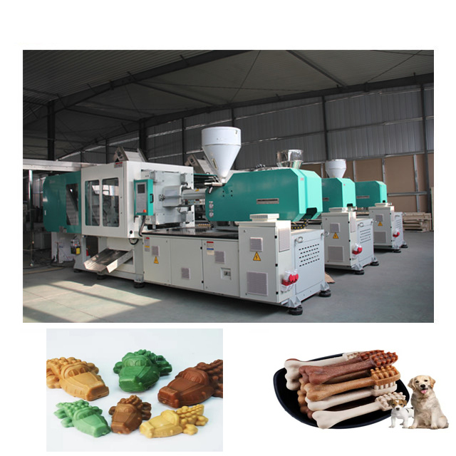 Hundebelohnungs-Zahnpflege-Hundefutter-Maschinen-Festlichkeit, die Servomotor unterschiedliche Form macht