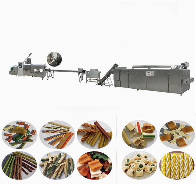 Zahnpflege-Hund, der Knochen-Haustier-Snack-Food-Extruder-Verarbeitungs-Ausrüstung kaut